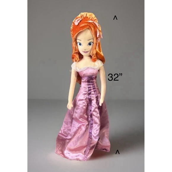 Disney Store 3 Foot Enchanted Giselle Princess Softdoll Plush TALL DOLL RARE